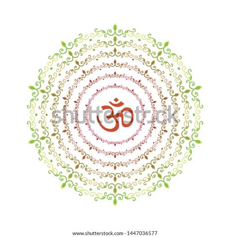 Om Karma Background Illustration Banners Poster Stock Vector Royalty