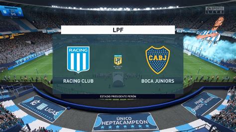 RACING Vs BOCA JUNIORS En Vivo