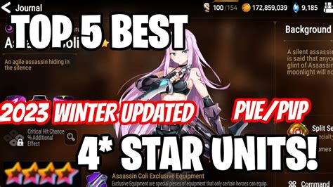 BEST 4 STAR UNITS TO BUILD Epic Seven YouTube