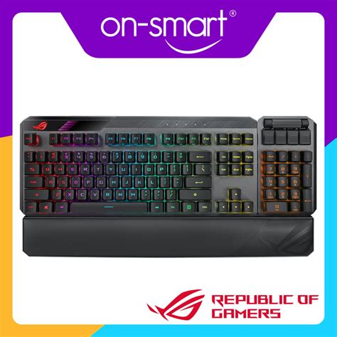 Asus Rog Claymore Ii Aura Rgb Wireless Gaming Keyboard Blue Switch