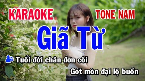 Karaoke Gi T Beat Nh C S Ng Tone Nam Karaoke B Nh Nguy N Youtube