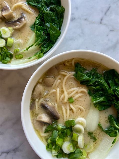 Mushroom Miso Ramen Noodle Soup Foodbyjonister Recipe Delicious