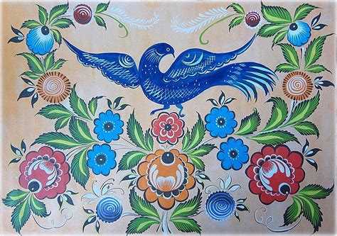 Костромская роспись рисунки - Фото подборки 3