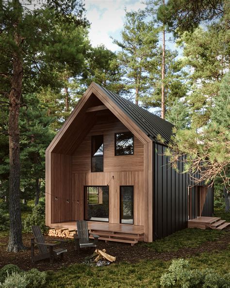 Cabin House Design Behance