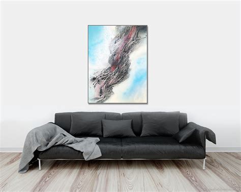 Современная картина Абстракция на холсте для интерьера Поток" в ...