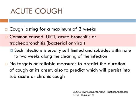 PPT - Approach to Cough PowerPoint Presentation, free download - ID:1913557
