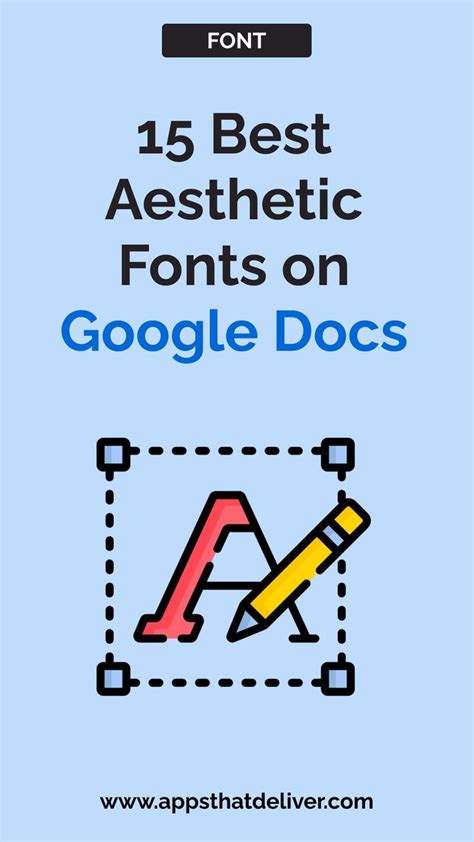 15 Best Aesthetic Fonts on Google Docs & Google Slides | Aesthetic ...