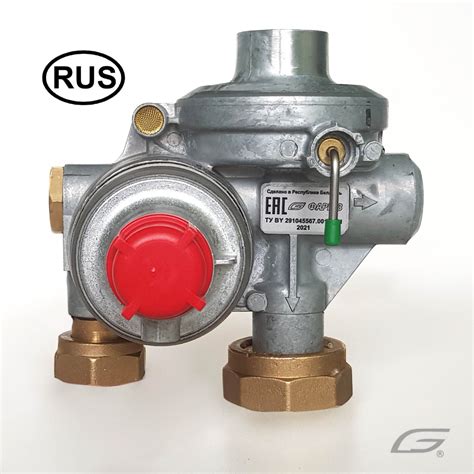 Бытовой регулятор давления газа RF 10 U | ФАРГАЗ газовое оборудование