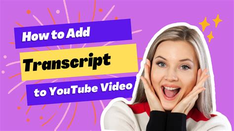 How To Add Subtitles And Transcript To Youtube Video