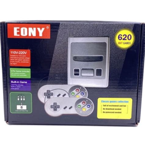 Mini Vídeo Game EONY Classics Jogos Retrô 620 Jogos 8 bits Street Case