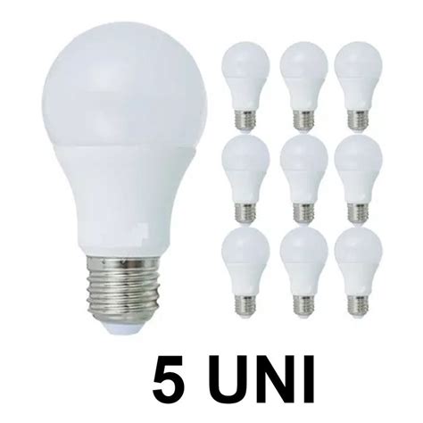 Kit 5 Lâmpadas Led Bulbo 15w E27 Branco Frio Inmetro Escorrega o Preço