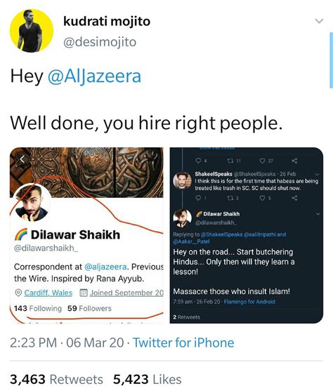 Mohammed Zubair On Twitter Screenshots Of This Fake Account Abusing