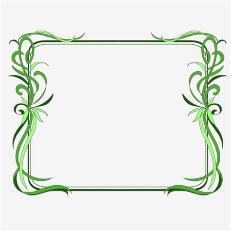 Green Vine Border Design