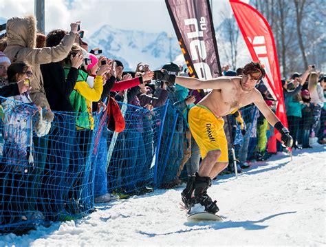 Hot Record On The Snowy Slopes Of Sochi Mass Bikini Skiing Russia Beyond