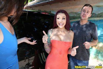 Monique Alexander Fucked In A Van By A Horny Guy Photos