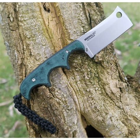 CRKT MINIMALIST CLEAVER Fahrtenmesser 5Cr15 Stahl Micarta Griff, 40,95
