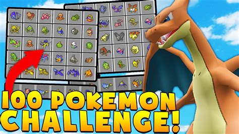 Minecraft 100VS100 PIXELMON MINIGAME CHALLENGE Pokemon Modded Battle