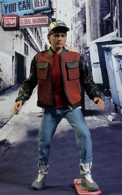 Marty McFly Back To The Future 2 1 6th Action Figure By Hot Toys Ricky Y Morty Michael J Fox