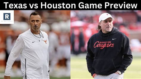 Texas Vs Houston Game Preview College Football Game Predictions YouTube