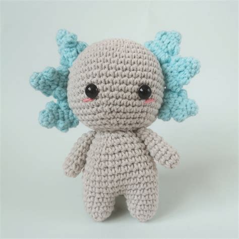 Cute Axolotl Toy Axolotl Amigurumi Doll Axolotl Handmade Crochet Amigurumi Doll Axolotl T