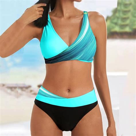 Womens Padded Push Up Bra Bikini Set Swimsuit Bathing Suit Swimwear