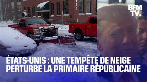 Une Temp Te De Neige Frappe L Iowa Aux Tats Unis Deux Jours Des