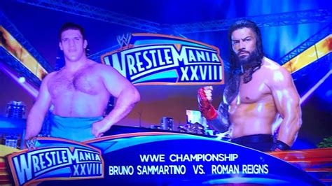 Bruno Sammartino Vs Roman Reigns Last Man Standing Youtube