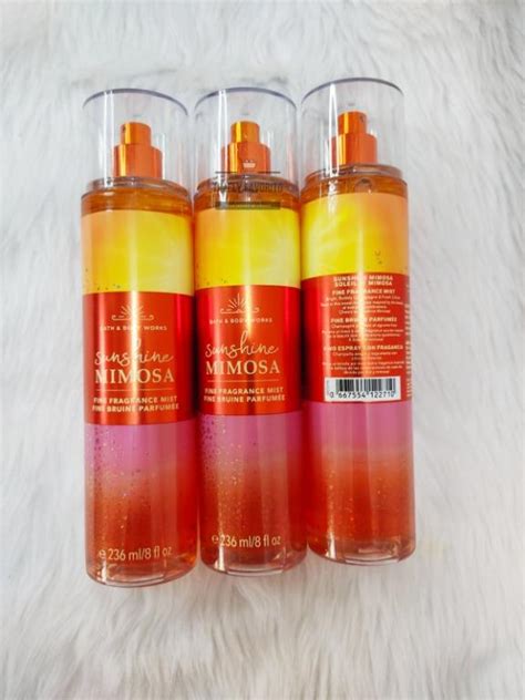 Bbw Sunshine Mimosa Fine Fragrance Mist Ml Beauty Personal Care