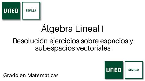 Resoluci N De Ejercicios Sobre Espacios Y Subespacios Vectoriales