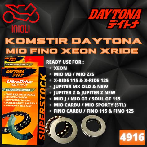 Jual Komstir Daytona Mio Carbu Mio M Fino Soul Gt Xride Jupiter Z