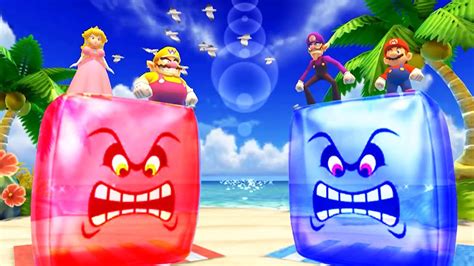 Mario Party The Top Battle Minigame Peach Queen Vs Wario Vs Mario