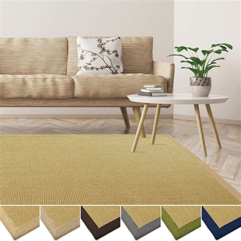 Casa Pura Natural Jute Rug Modern Living Room Rug Natural Fibre