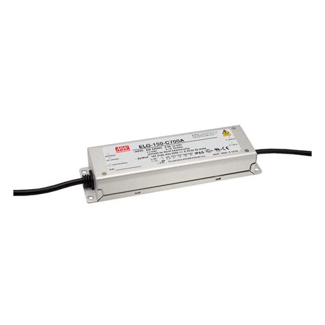 MEAN WELL LED Driver ELG 150 C2100DA IP65 Constant Current PFC