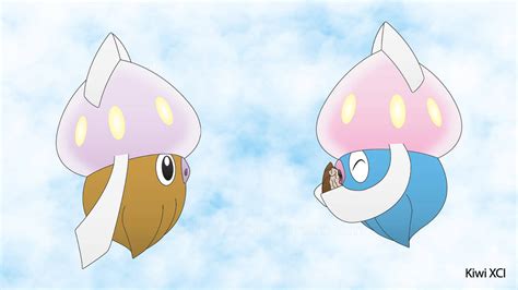 Pokemon - Inkay (shiny) and Inkay by KiwitoriArt on DeviantArt