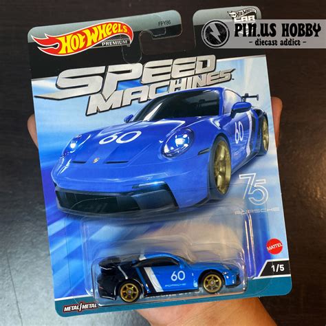 Jual HOTWHEELS PREMIUM PORSCHE 911 GT3 BIRU BLUE SPEED MACHINES SERIES ORIGINAL HOT WHEELS By