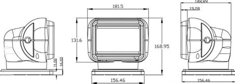 Projecteur Motoris V W Led Version Blanc Kent Marine Equipment