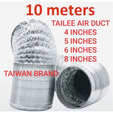 Tailee Aluminum Flexible Air Duct By Meters Foil Ducting