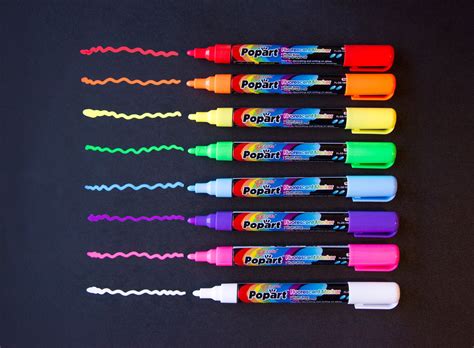 Markers Chalk Markers 8 pack Fluorescent Markers