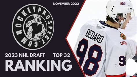 2023 NHL Draft Ranking Top 32 November HockeyProspect