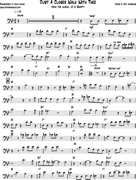 "Just A Closer Walk With Thee" - Trombone Shorty | trombone.alex