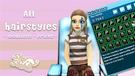 All Star Stable Hairstyles, Locations, and Prices || JSV Productions ...