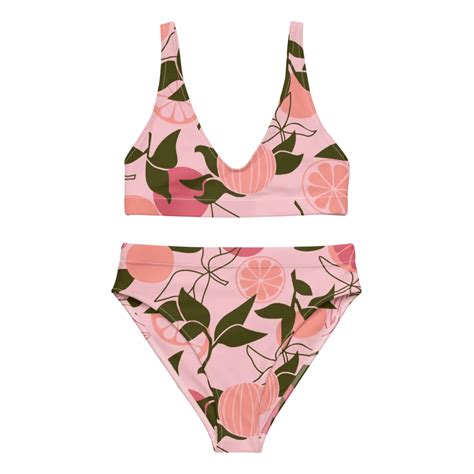 Citrus Burst High Waisted Bikini Sameehkins