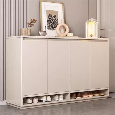 manufactured wood storage shoe table  gateadaptable shelfclosed