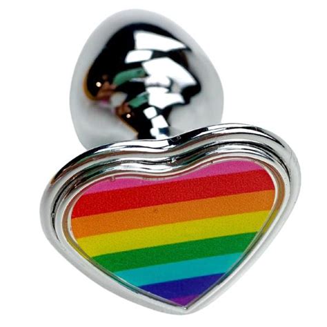 Plug Anal Pride Arco Ris Lgbtqiap Formato De Cora O Hard Plug Sexual Magazine Luiza