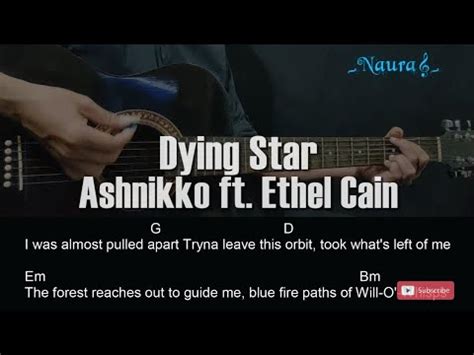 Ashnikko Dying Star Feat Ethel Cain Guitar Chords Lyrics YouTube