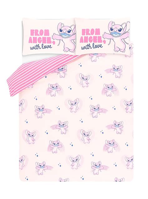 Disney Angel Pink Reversible Duvet Set Home George At Asda