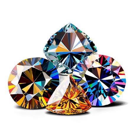 multi colored diamond mix png bgg wallpaperscom