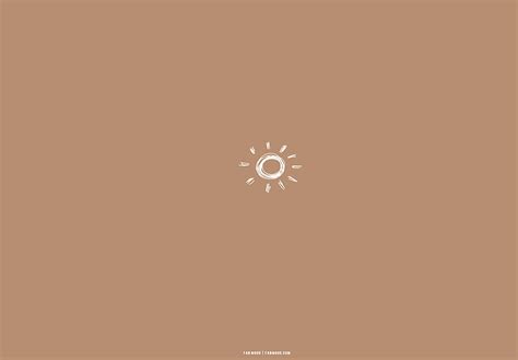 Brown Aesthetic For Laptop Shining Sun Brown Aesthetic Light