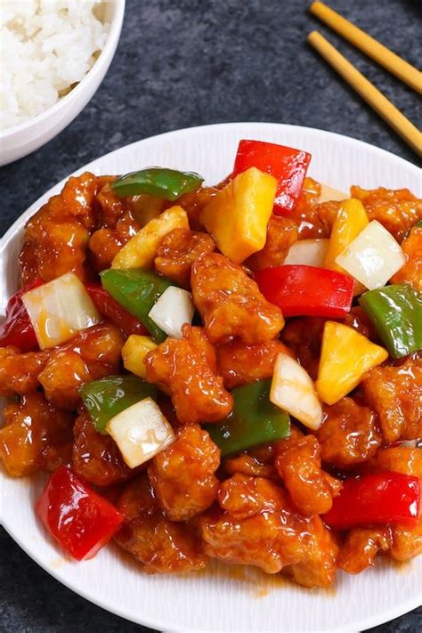 Crispy Outside And Tender On The Inside This Sweet And Sour Chicken