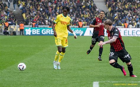 Fc Nantes Fc Nantes Ogc Nice Premi Re En L Pour Stredair Appuah